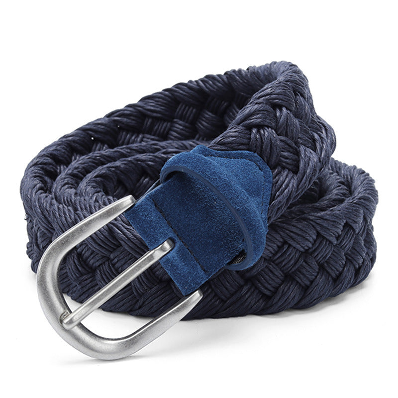 Neutral wax rope cotton rope woven belt