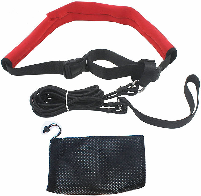 Cross-Border Swimming Resistance Strength Training Equipment Elastic Rope Swimming Training Belt Set Swimming Equipment