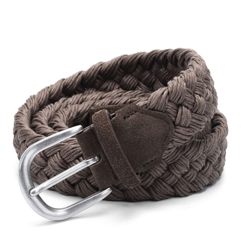 Neutral wax rope cotton rope woven belt