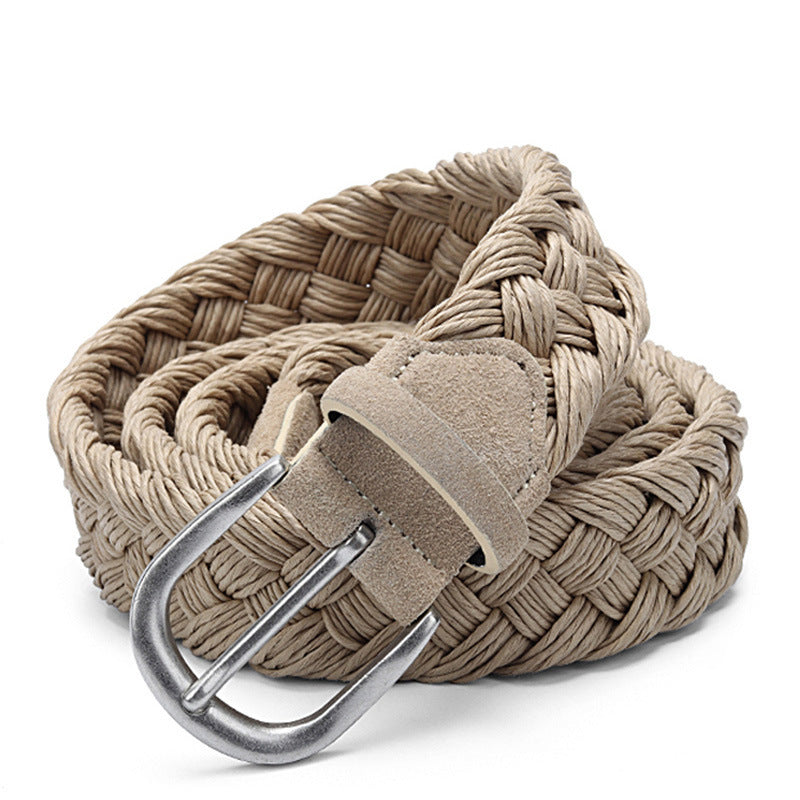 Neutral wax rope cotton rope woven belt