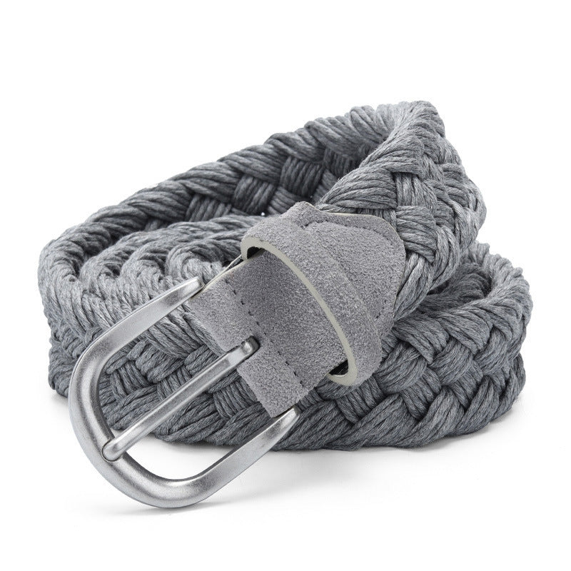 Neutral wax rope cotton rope woven belt
