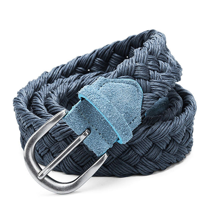 Neutral wax rope cotton rope woven belt